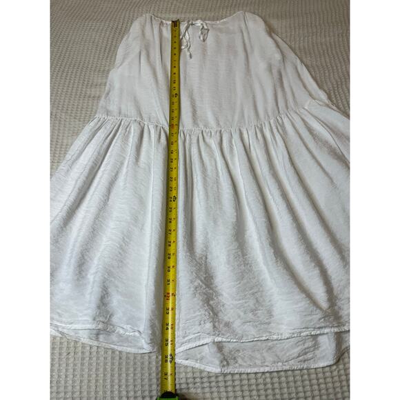 Young Fabulous and Broke White Draw String Waist Maxi Skirt Fit & Flare XS Boho - Picture 6 of 13